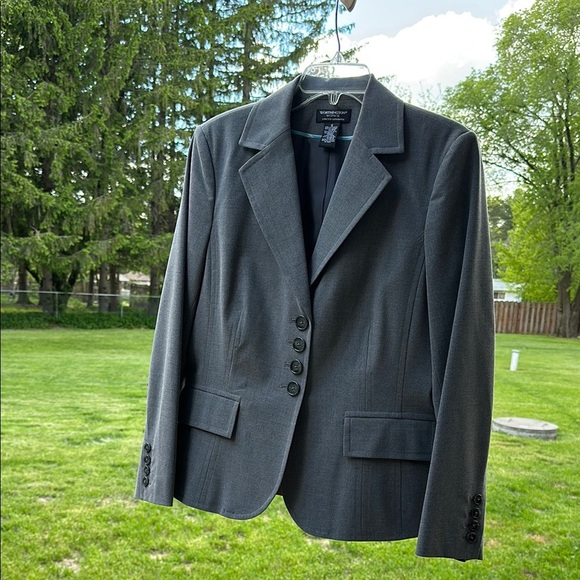Worthington Women's Grey Business Suit Blazer Size 12 & Slacks Size 14P GUC - Picture 6 of 16